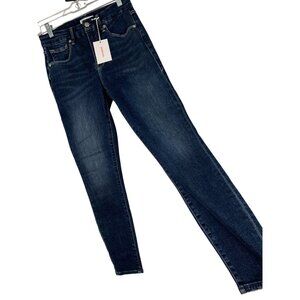 Good American Good Legs Crop Skinny Jeans Size 4 Stretch Denim NWT RQ10252